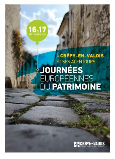 Crépy-en-Valois : 34ème édition des Journées européennes du patrimoine sur le thème “Jeunesse et patrimoine”.