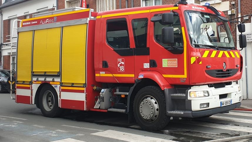 Noyon : important incendie terrain des prêtres