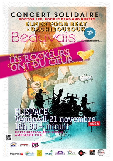 « Les Rockeurs ont du cœur », Elmer Foot Beat à Beauvais