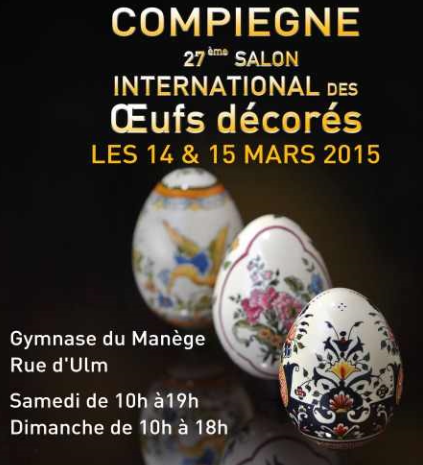 Compiègne : 27 ème salon international des œufs décorés