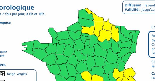 Oise : risque de crue ou de montée rapide des eaux