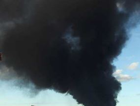 Spectaculaire incendie à Laigneville