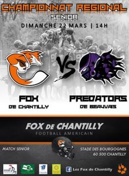 Fox contre Predators : les amateurs de football américain ont rendez Vous ce dimanche