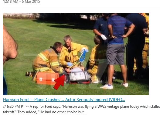 Harrison Ford blessé dans le crash de son avion