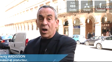 Thierry Ardisson en guerre contre les kebabs… rue de Rivoli à Paris