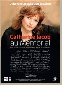 Lecture exceptionnelle de Catherine Jacob au Mémorial !