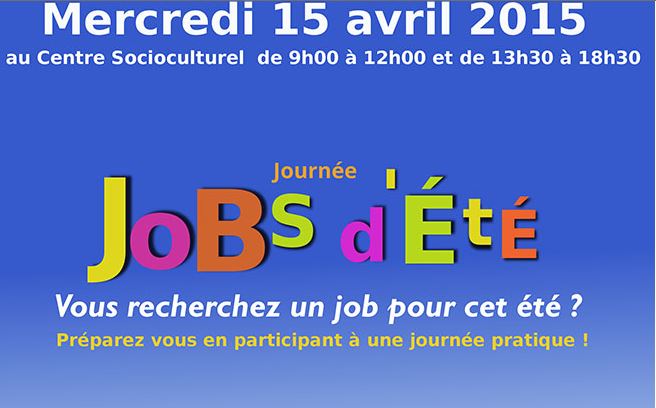 Clermont : journée Jobs d’Été 2015