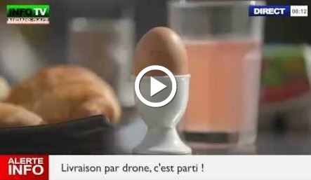 Poisson d’Avril : livraison d’œufs fermiers de Loué par drones !