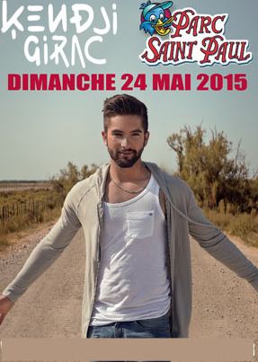 Kendji au parc Saint-Paul