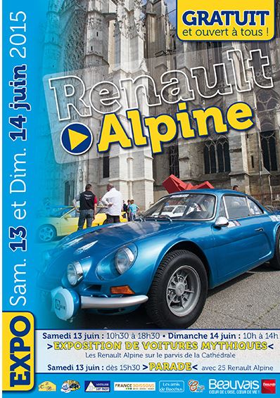 Les Alpine Renault sont de retour à Beauvais