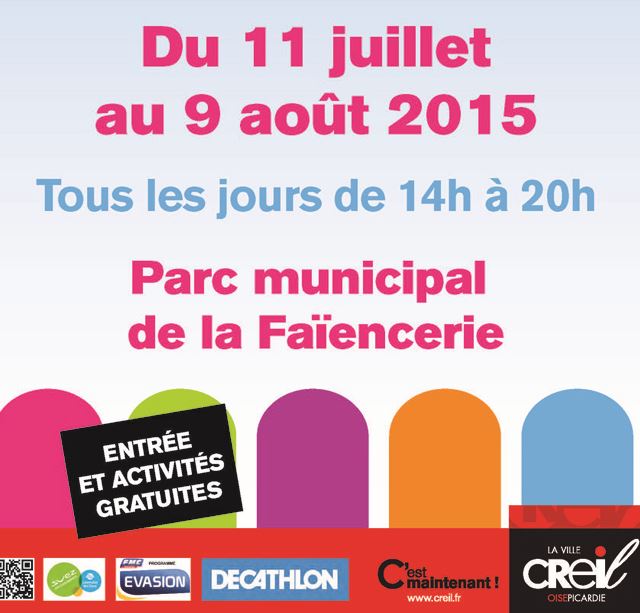 L’été sera animé par Creil, bords de l’Oise !