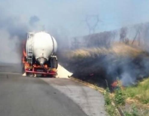 Compiègne : un camion citerne a pris feu sur l’A1