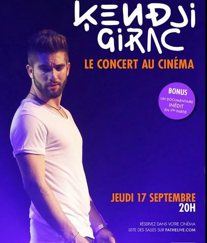 Kendji Girac donne rendez-vous à tous ses fans pour une séance unique au cinéma