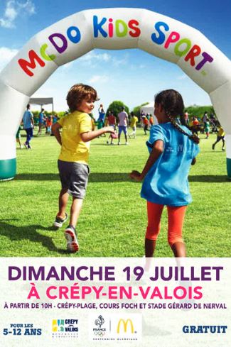 Crépy-en-Valois : McDo Kids Sport est de retour ce dimanche