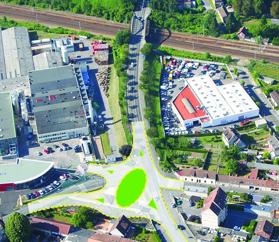Entrée nord de Clermont : construction d’un giratoire à partir du 24 août 2015