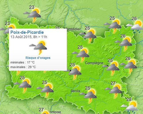 Oise : Attention aux orages!