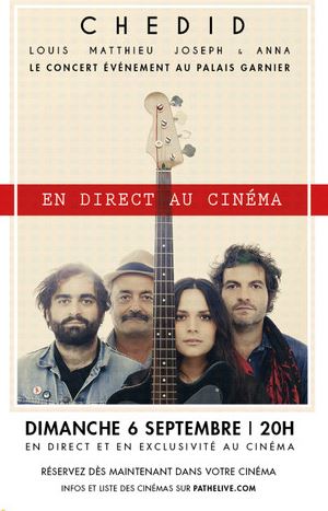 La famille Chedid en concert sur écran géant