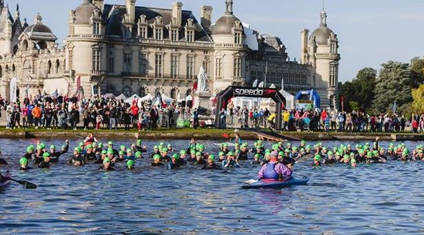 6ème triathlon au château de Chantilly