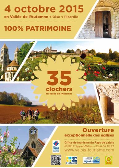 Crépy-en-Valois : l’édition “35 clochers en Vallée de l’Automne” sera 100 % patrimoine