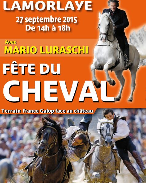 Mario Luraschi à la “Fête du cheval” de Lamorlaye