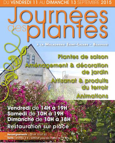 Beauvais : Journée des plantes à la Maladrerie du 11 au 13 septembre