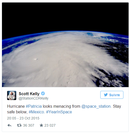 Mexique : Patricia, “le plus puissant cyclone tropical jamais enregistré”