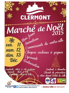 Marché de Noël à Clermont : du vendredi 11 au dimanche 13 décembre