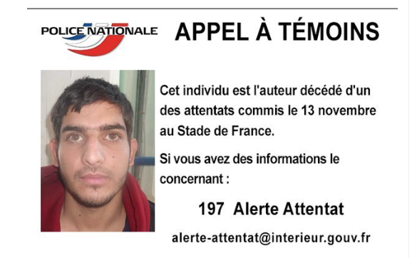 Attentats à Paris : un deuxième suspect recherché, un appel à témoin lancé