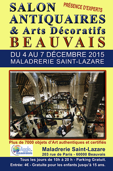 5ème édition du Salon des antiquaires & arts décoratifs, du 4 au 7 décembre