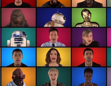 Le casting de “Star Wars 7” chante les musiques du film avec Jimmy Fallon