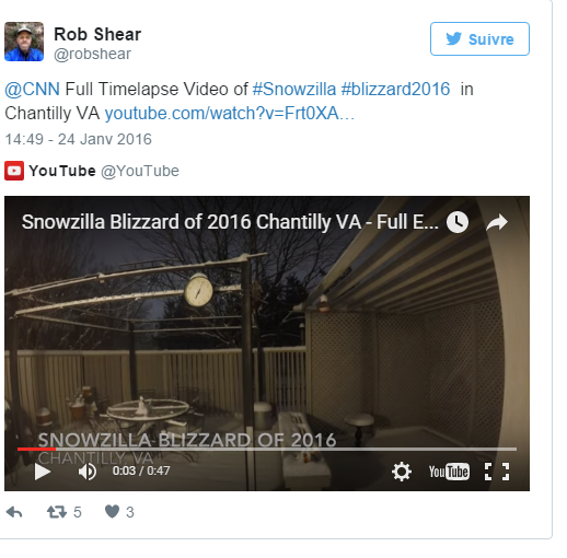 Tempête “Snowzilla”: au moins 19 morts aux Etats-Unis