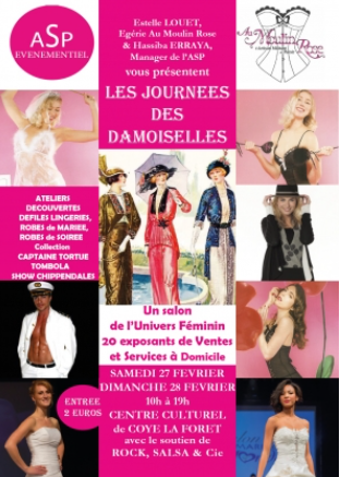 Coye-la-Forêt : les journées des damoiselles, un salon autour d’un thème : “les femmes”