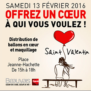 Beauvais : offrez un coeur à qui vous voulez