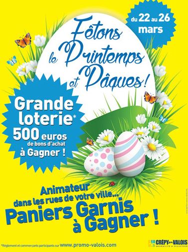 Crépy-en-Valois : fêtons le printemps et Pâques