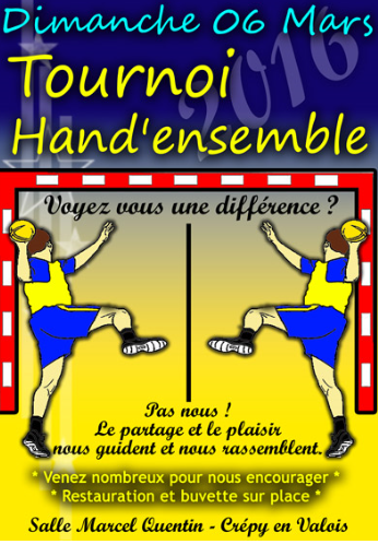 Crépy-en-Valois : 4ème édition du Tournoi Hand’Ensemble