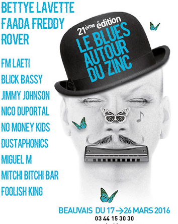Le Blues autour du Zinc est de retour à Beauvais, du 17 au 26 mars