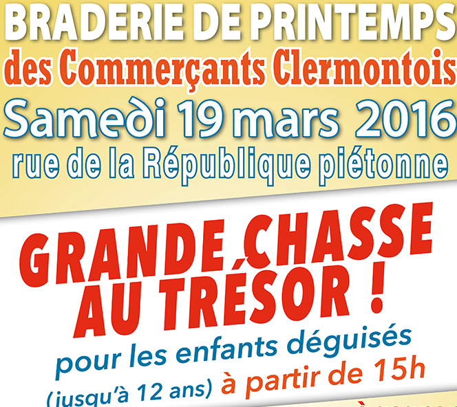 Clermont : le 19 mars, c’est la grande braderie de printemps !