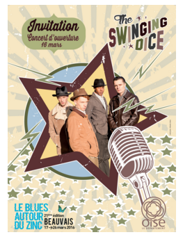 Le Conseil départemental de l’Oise vous invite au concert de “The Swinging Dice”