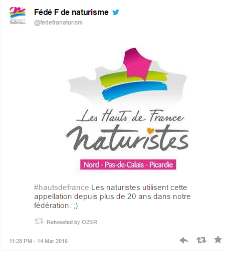 Les hauts de France : le nom est utilisé depuis vingt ans par une association naturiste !