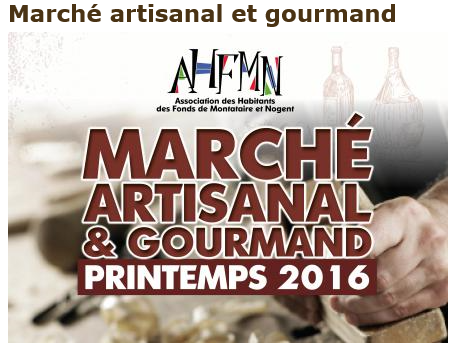Marché artisanal et gourmand de printemps à Nogent-sur-Oise