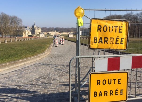 La route pavée de Chantilly se refait une beauté