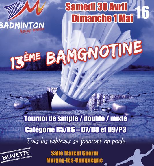 Margny-Les-Compiègne : rendez-vous badminton avec le BAM