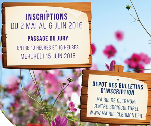 Clermont : concours des balcons et maisons fleuris, inscrivez-vous!