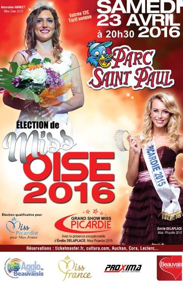 Election de Miss Oise 2016, ce samedi au parc Saint Paul