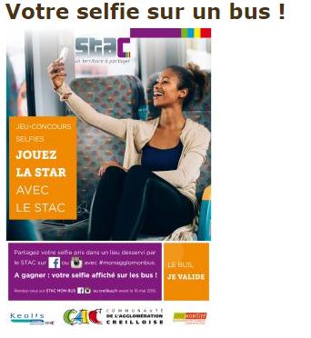 Agglo-creilloise : votre selfie sur un bus !