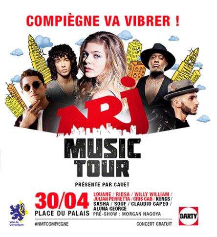 NRJ Music Tour : ce soir Compiègne va vibrer!