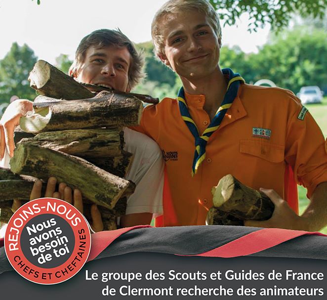Les scouts clermontois recherchent des animateurs