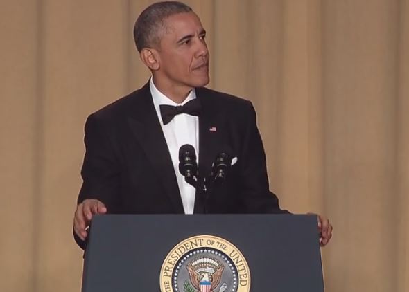 Dîner des correspondants : Barack Obama fait son show (vidéo)