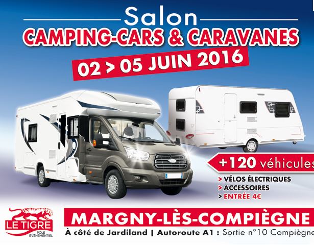 8ème salon Camping cars et caravanes à Margny : Les Loisirs en grand!