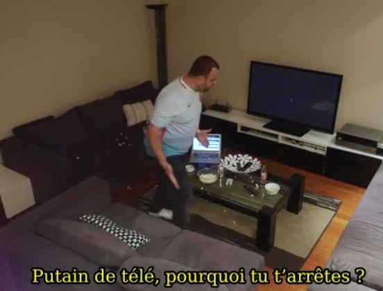 Piégé par sa femme pendant Turquie-Croatie, il casse sa télévision